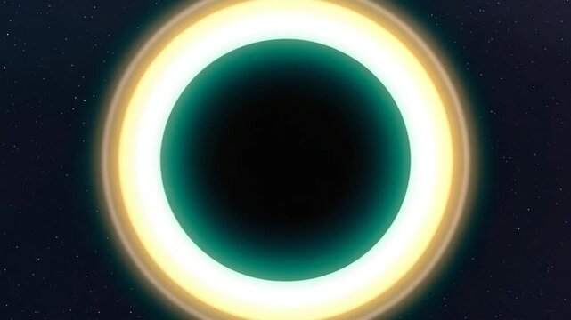 Halo grows then dissolves 