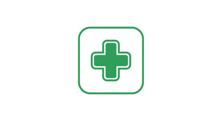 Fototapeta premium Medical Icon: Healthcare Symbol Representing First Aid and Emergency Assistance