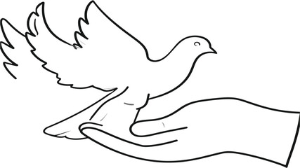 Obraz premium dove and peace