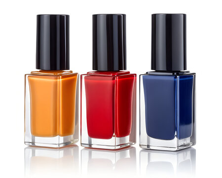 Bold Nail Polish Colors | Vibrant Orange Red Navy Blue Manicure Shades 2025