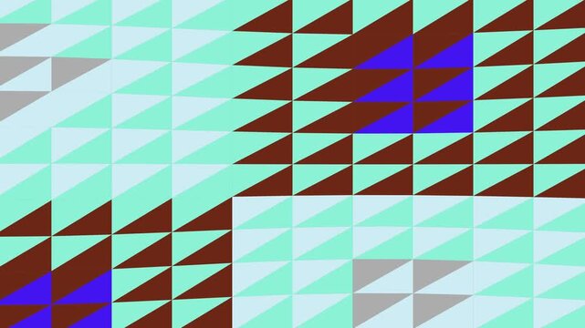 Colorful, geometric abstract of triangles and squares (3)