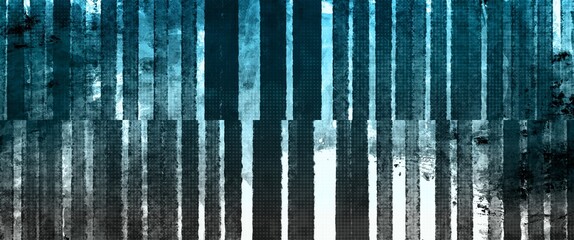 textured abstract digital background with color gradient and halftone