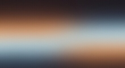 Horizon blending into soft gradient of warm and cool tones at sunset illustration