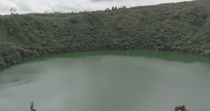 Laguna del Cacique Guatavita Sacred Crater Lake in Colombia