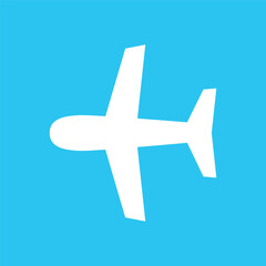 Obraz premium 飛行機アイコンの編集可能なベクターデザイン