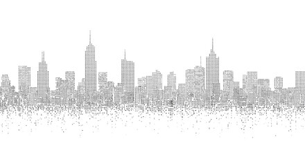 Fototapeta premium New York City skyline vector illustration