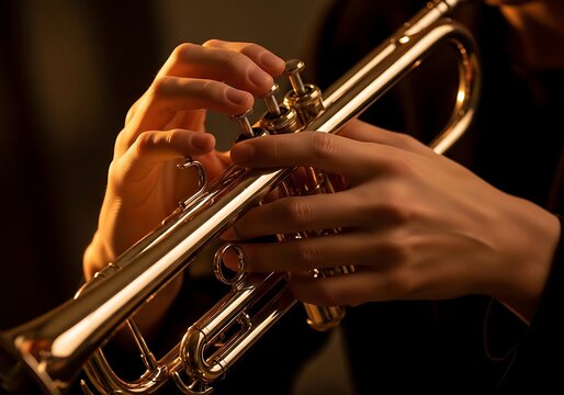 The trumpet musician's fingers, the key to unlock a world of sound