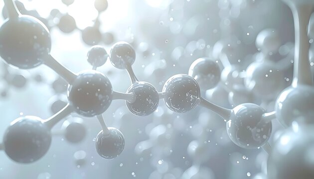 Molecular Structure - A Detailed Visualization of Chemical Bonds.