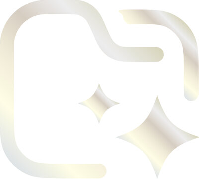 Data Condensation Technology Icon Silver