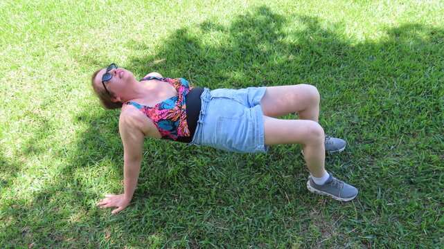 woman doing stretching exercise