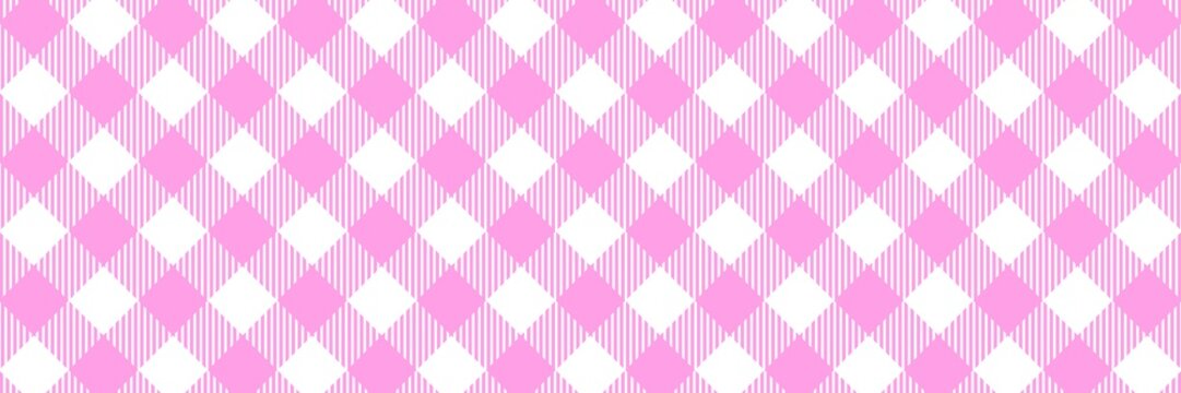 Vibrant magenta purple gingham argyle pattern with diagonal stripe lines. Bold fuchsia checkered background for Valentine's Day, modern fashion, party flyers, and pop art.
