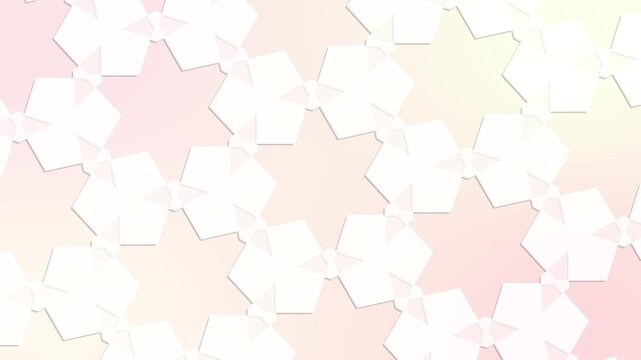 pink orange yellow pastel simple geometrical background animation perfect loop	
