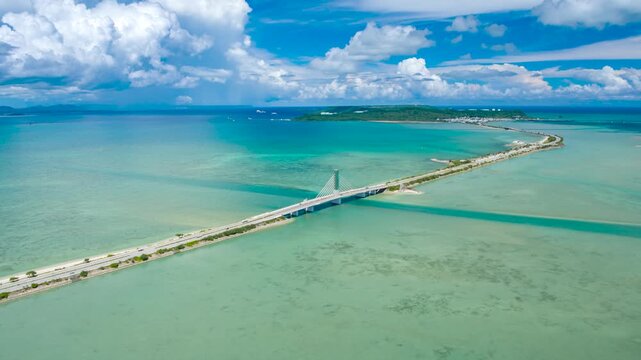 沖縄県　うるま市　海中道路