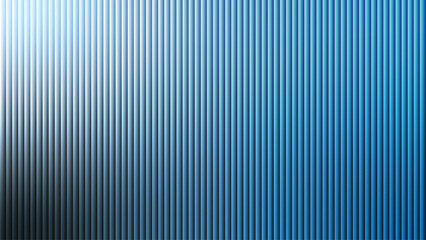 Fototapeta premium Blue Gradient Vertical Ribbed Texture Background abstract