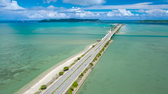 沖縄県　うるま市　海中道路