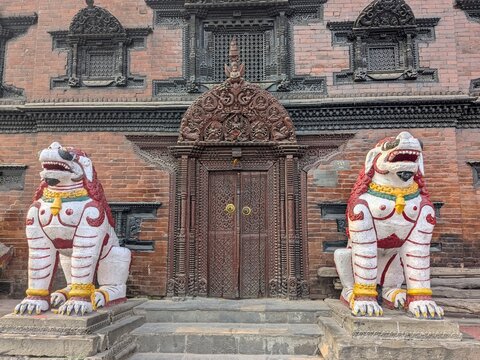 Residence of the Living Goddess (Kumari) Kathmandu, Nepal 