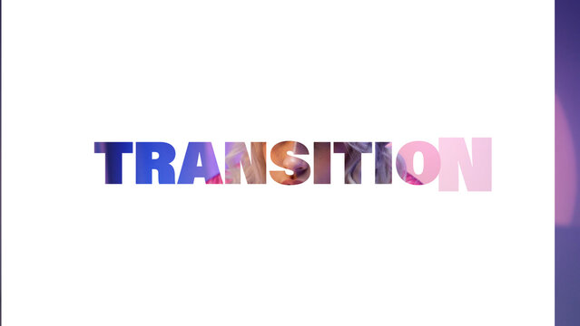 Transition with Animated Typography