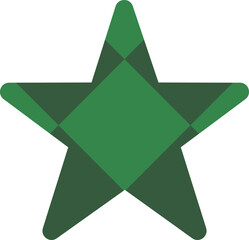 Obraz premium green star shape