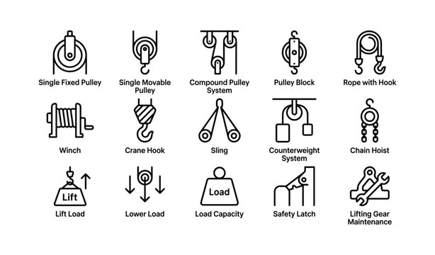 Lifting Rings Icon Lifting Safety Icons Images – Browse 29,185 Stock Photos, Vectors, and ...