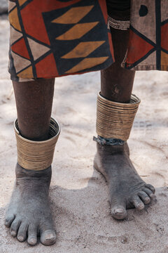 Adornment and Identity &ndash; Himba Anklets in Detail, Southern Angola.
