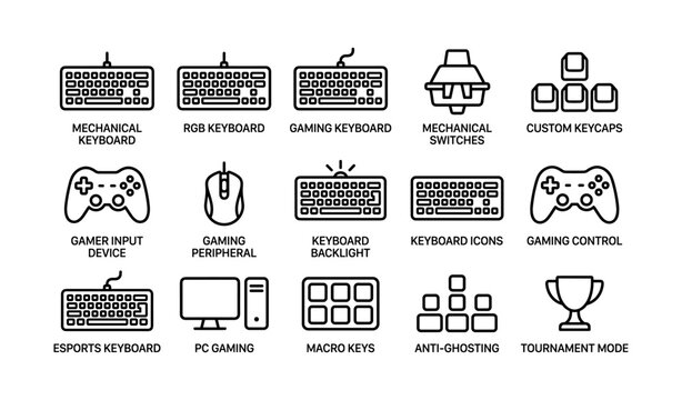 Gaming accessories overview: keyboards, controllers, keycaps, switches, and more