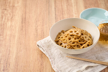 蓮根のきんぴら 和食の副菜・常備菜