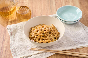 蓮根のきんぴら 和食の副菜・常備菜