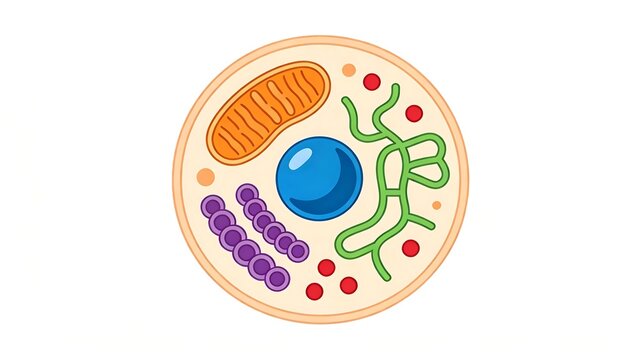 Illustration of a cell structure