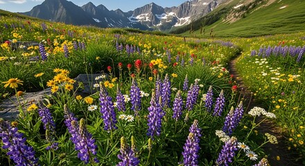 Obraz premium Alpine Meadow Song
