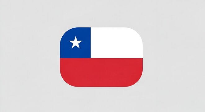 Chilean flag icon symbol national.