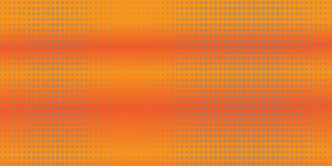 Fototapeta premium Comic orange background with halftone. gradient in pop art retro style. halftone dotted background. dots pop art comics with summer background