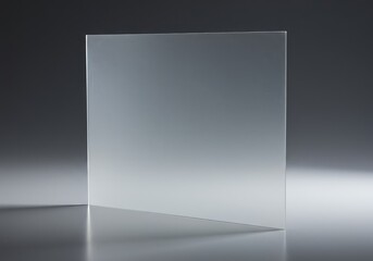 Fototapeta premium Abstract background featuring a smooth, matte translucent plastic sheet diffusing soft light, creating subtle shadows, wall, diffuse, design