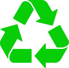 Recycle Symbol Mobius Loop with Grunge Texture for Eco Awareness Vector
