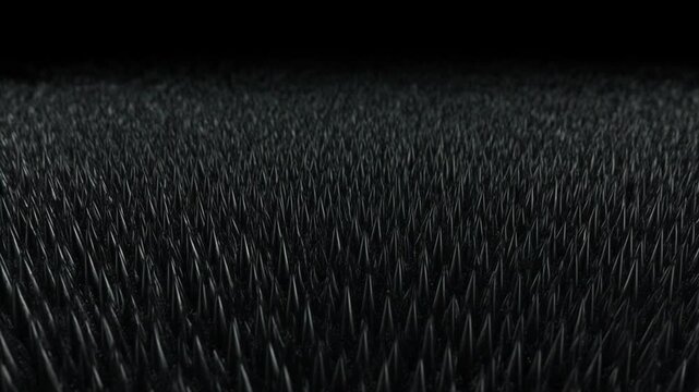 画面全体を覆い尽くす無数の小さなトゲの海