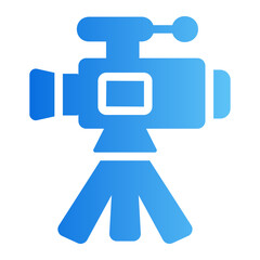 Video camera Line Gradient Icon