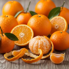 oranges and tangerines