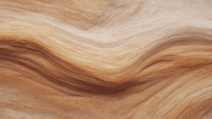 Obraz premium Abstract Natural Texture of Soft Beige and Brown Waves in Sandy Material for Background or Design Purposes