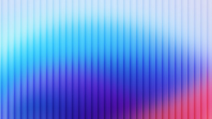 Fototapeta premium Blue horizon reeded glass texture with soft pink light diffusion. Great for clean tech designs and professional corporate web backgrounds.