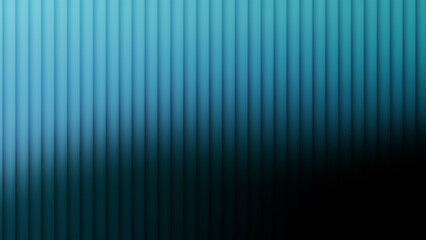 Fototapeta premium Aqua teal reeded glass backdrop with subtle shadow depth and glow. Great for sophisticated tech presentations and high-end digital UI.