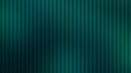 Obraz premium Deep forest green reeded glass texture with soft light diffusion. Great for clean tech designs and professional corporate web backgrounds.