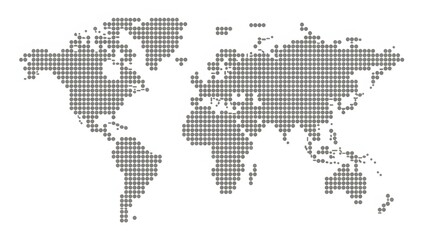world map vector illustration
