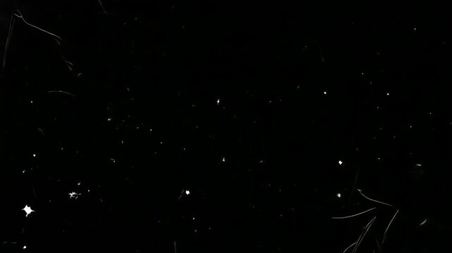 Stars and Constellations Shine Brightly in Dark Night Sky