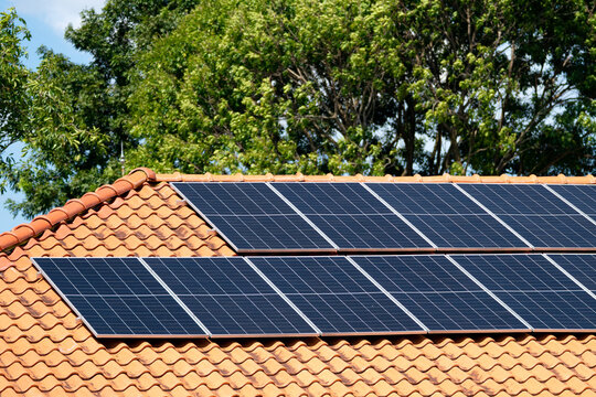 Photovoltaic - Electricity generation with solar panels on the roof