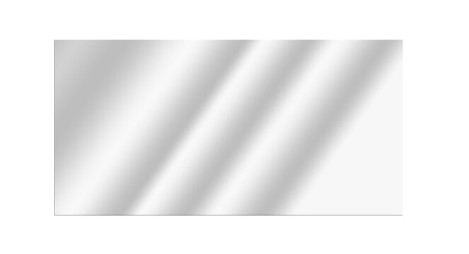 Realistic transparent shiny glossy glass plate panel with light glare reflective surface effect overlay on PNG isolated background rectangle gradient window