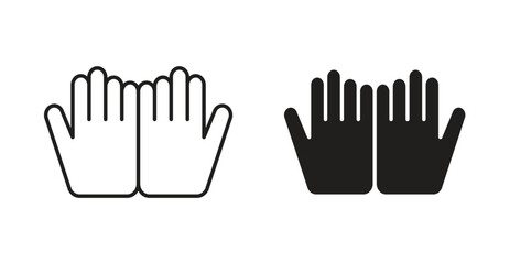 Obraz premium Pray icon. web vector design