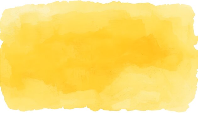 A vibrant yellow watercolor background with soft brushstrokes and a warm tone