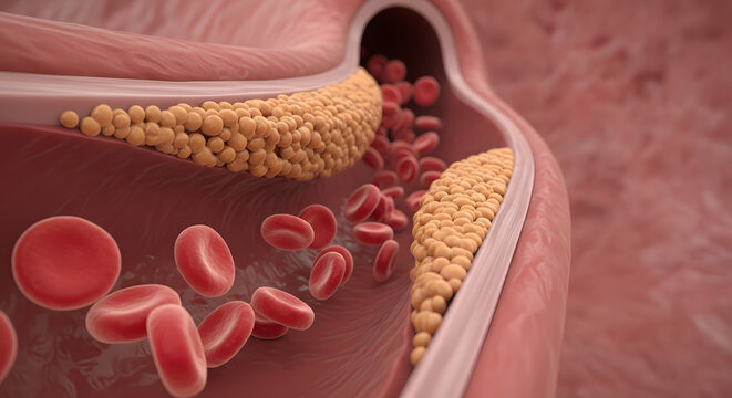 Artery Blockage from Cholesterol