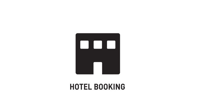 Hotel Booking Logo Design Template.