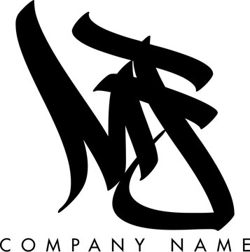 Creative Abstract Initial Letter MF Logo Design