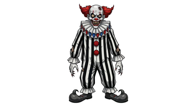 Scary Clown Monster Halloween Costume Character